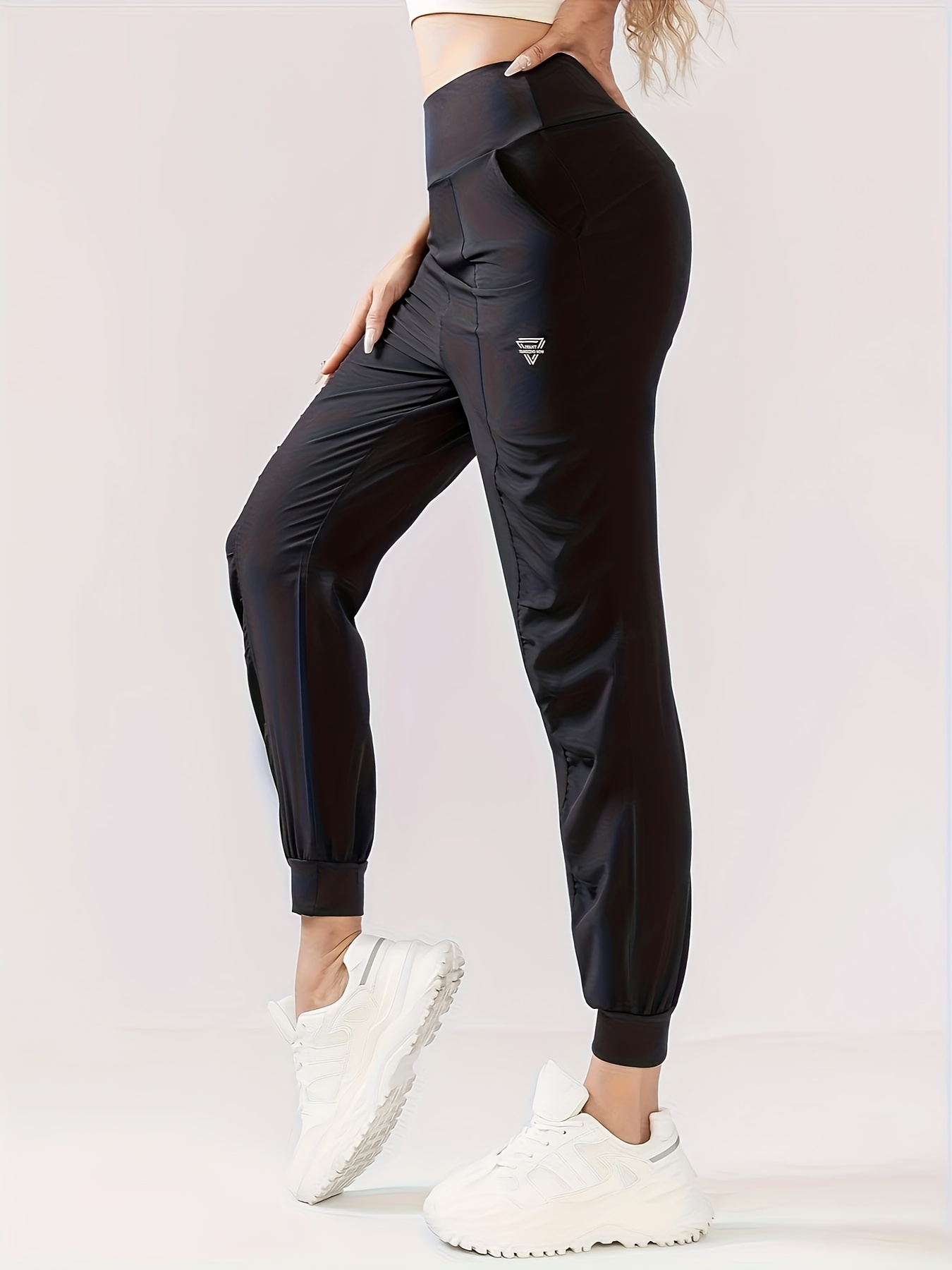 Yoga Fitness Drawing - Kadın Rahat Bol Spor Pantolonları Yeni