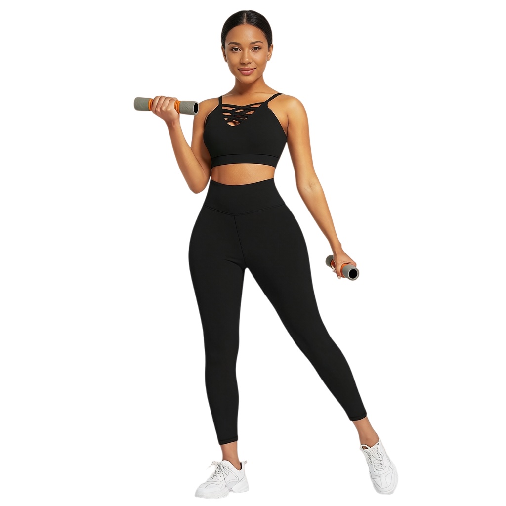 Yoga For Fitness - 3 Parça Kadın Yoga Fitness Seti