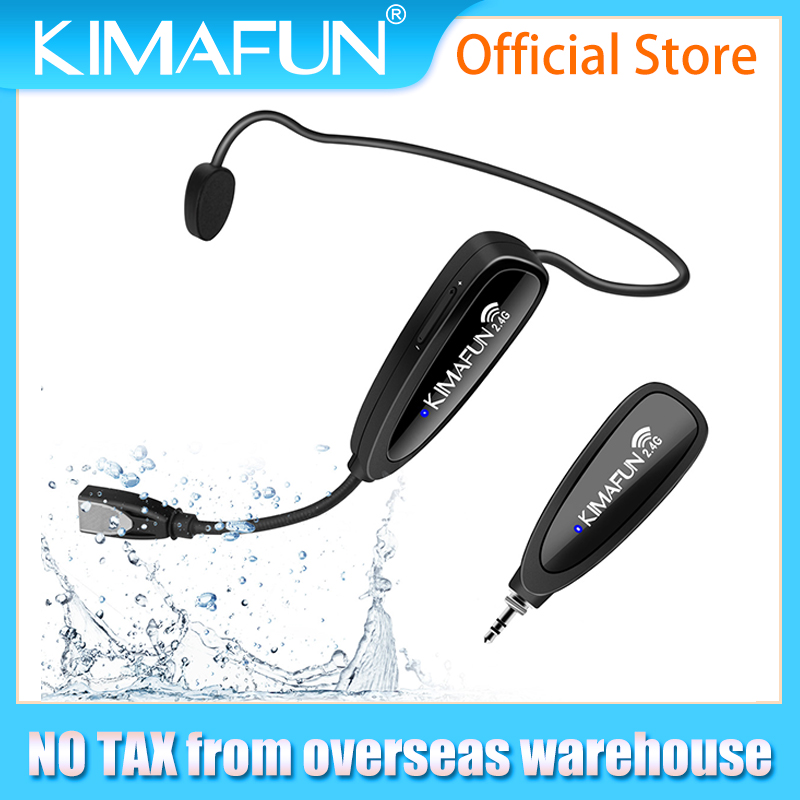 Yoga And Fitness Instructor - KIMAFUN 2.4G Kablosuz Fitness Mikrofonu, Aerobik,