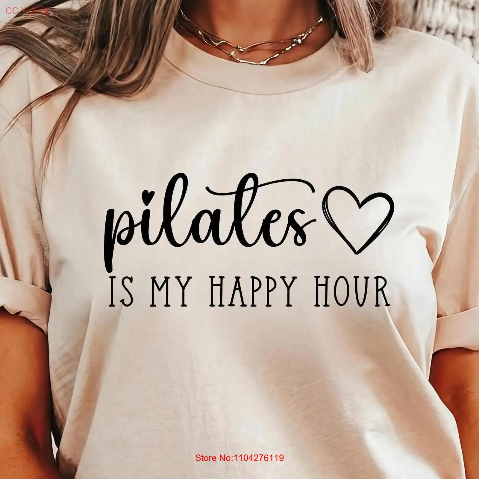 Yoga And Fitness Instructor - Pilates benim Mutlu Saatimdir Tişört Aşıklar
