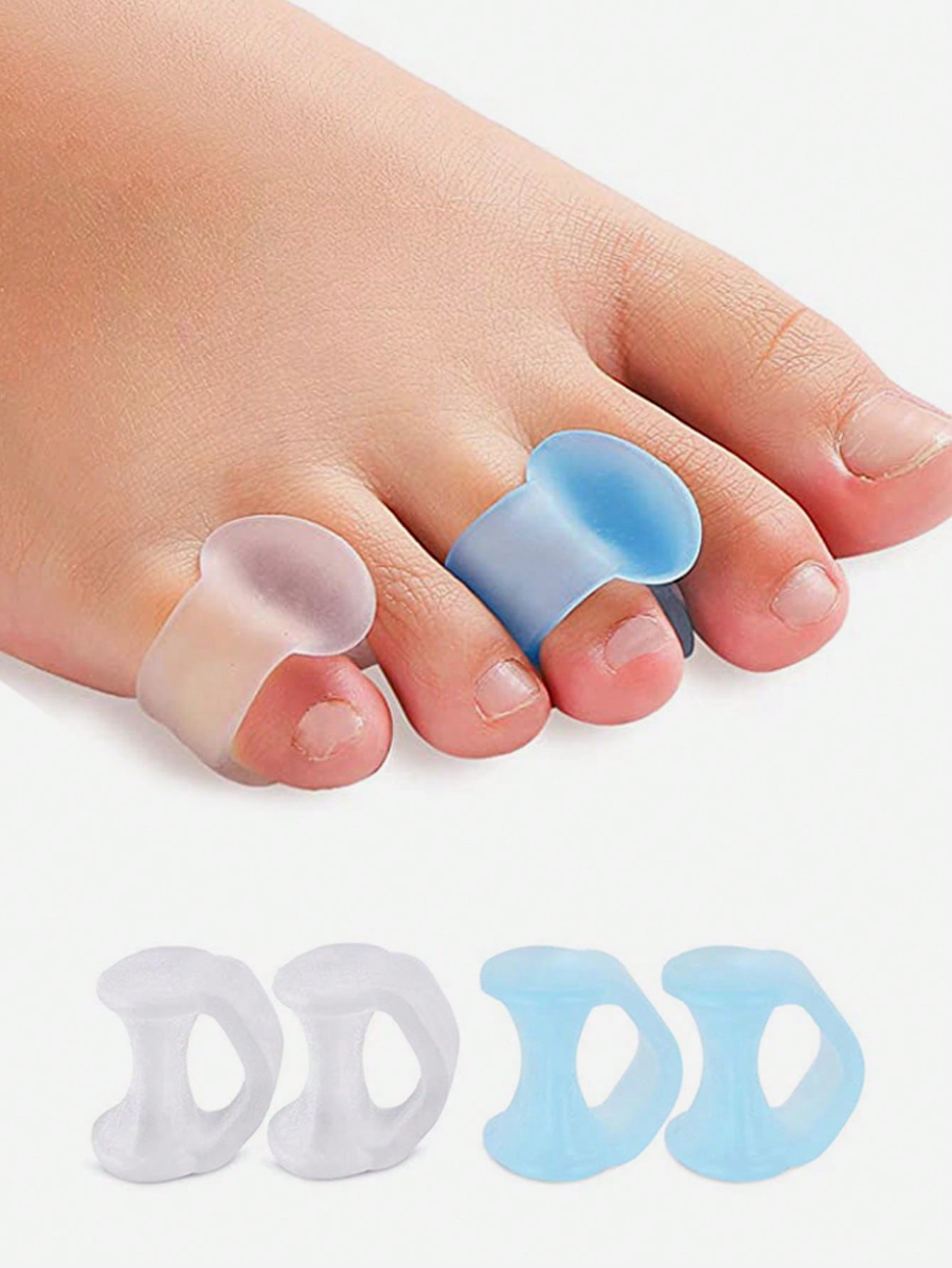 Yoga Toe Separator - Jel Ayak Parmak Ayırıcı, Bunyon Rahatlatması