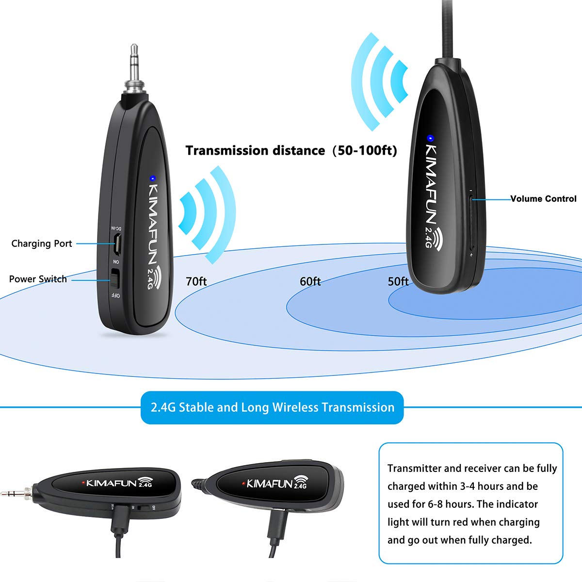 KIMAFUN 2.4G Kablosuz Fitness  - Yoga And Fitness Instructor incelemesi ve fiyatı