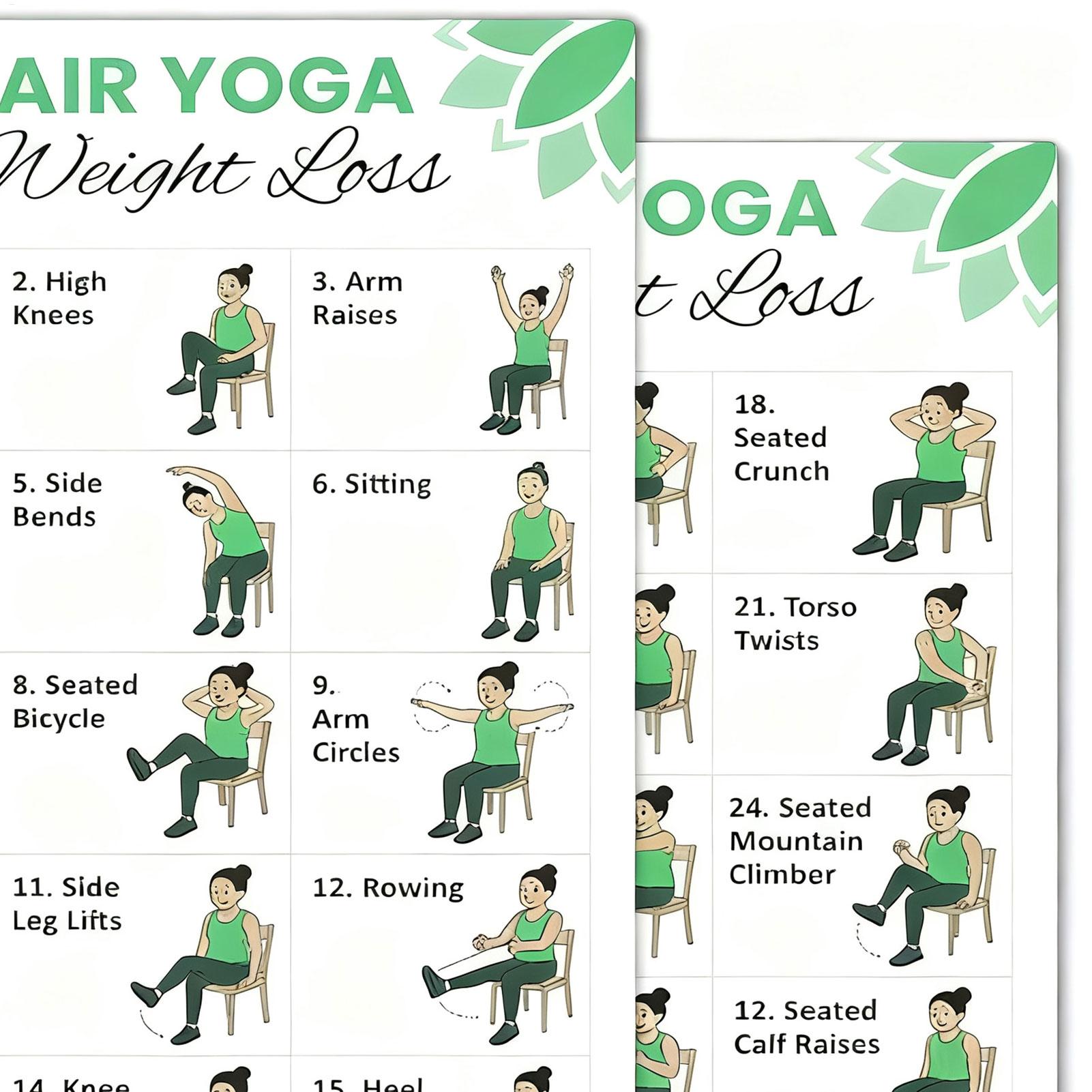 2 Adet Yoga Posteri Evde Egzer - Yoga Health & Fitness Centre incelemesi ve fiyatı