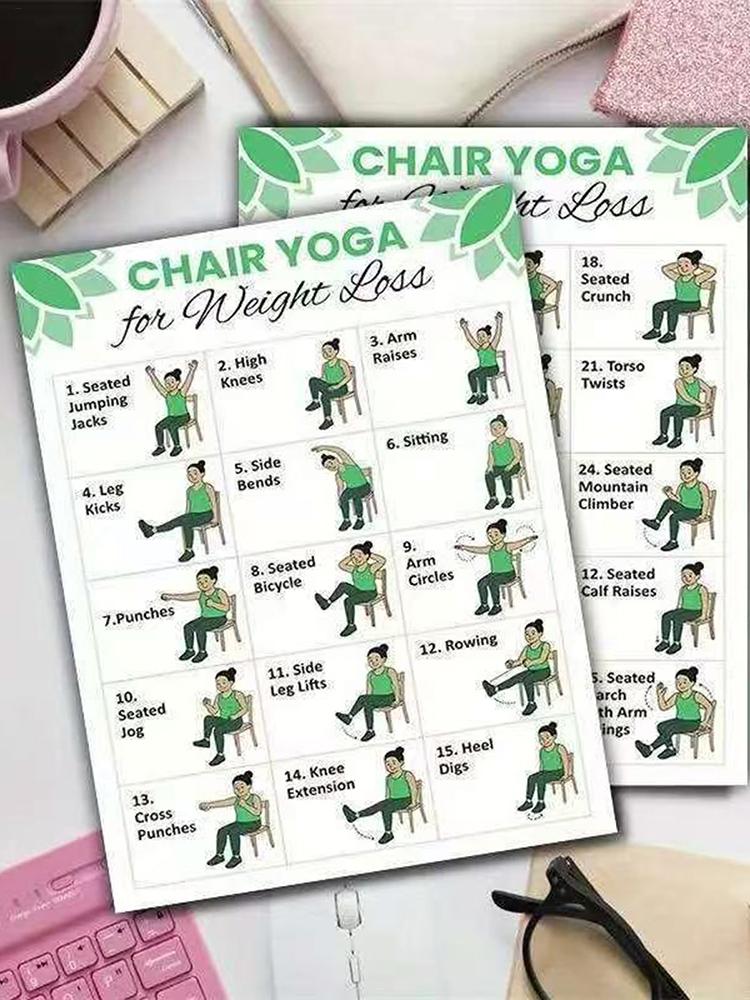 2 Adet Yoga Posteri Evde Egzer - Yoga Health & Fitness Centre incelemesi ve fiyatı