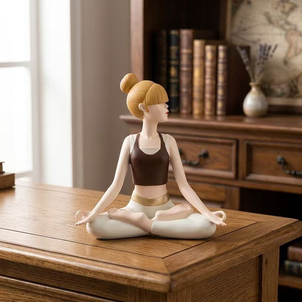 Yoga Kız Heykeli, Kumtaşı Doku - Zen Yoga Fitness incelemesi ve fiyatı